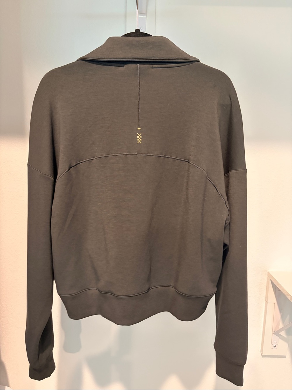 RHONE Black Heather Quarter-Zip Funnel Neck Sweatshirt - Picture 2 of 4